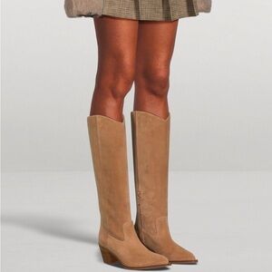 Stuart Weitzman Tate Camel Boots